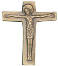 Corpuskreuz aus Bronze. 