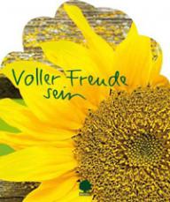 Voller Freude sein. 