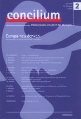 Concilium Internationale Zeitschrift fr Theologie. Thema: Europa neu denken