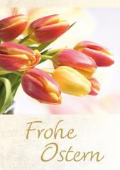 Briefkarte: Frohe Ostern. mit Bibelvers