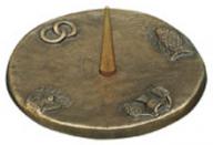 Produktbild: Bronze-Kerzenst�nder mit vier Sakramenten-Symbolen