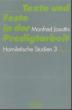 Texte und Feste in der Predigtarbeit