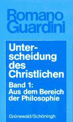 Produktbild: Unterscheidung des Christlichen - Band 1