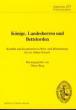 Könige, Landesherren und Bettelorden