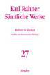 Rahner, Karl: Smtliche Werke - Band 27