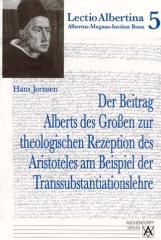 Produktbild: Der Beitrag Alberts des Gro�en zur theologischen Rezeption des Aristoteles am Beispiel der Transsubstantiationslehre