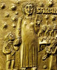 Produktbild: Bronzepatronal Sarah - gro�