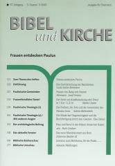 Bibel und Kirche - 57. Jahrgang (3 / 2002)