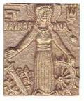 Produktbild: Bronzepatronal Katharina von Alexandrien - klein