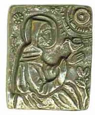 Produktbild: Bronze-Relief Franziskus