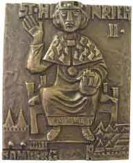 Produktbild: Bronzepatronal Kaiser Heinrich - klein