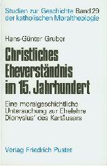 Produktbild: Christliches Eheverst�ndnis im 15. Jahrhundert