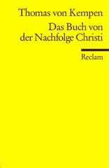Produktbild: Das Buch von der Nachfolge Christi