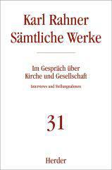 Rahner, Karl: Smtliche Werke - Band 31
