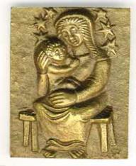 Weinert, Egino: Bronzepatronal Maria - klein