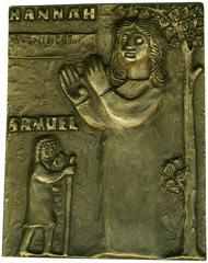 Produktbild: Bronzepatronal Hannah mit Samuel - gro�