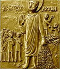 Produktbild: Bronzepatronal Petrus - gro�