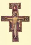 Produktbild: Verteilbildchen Kreuzbild von San Damiano (Franziskuskreuz)