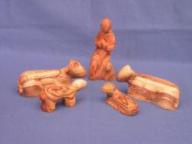 Produktbild: Krippenfiguren aus Olivenholz -  ca. 13 cm