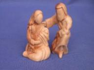 Produktbild: Krippenfiguren aus Olivenholz - Set Heilige Familie
