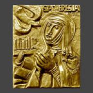 Produktbild: Bronzepatronal Theresa von Avila - gro�