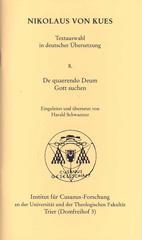 Produktbild: De quaerendo Deum - Gott suchen