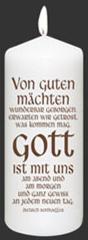 Produktbild: Spruchkerze - Dietrich Bonhoeffer