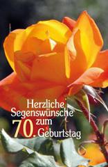 Produktbild: Herzliche Segensw�nsche zum 70. Geburtstag